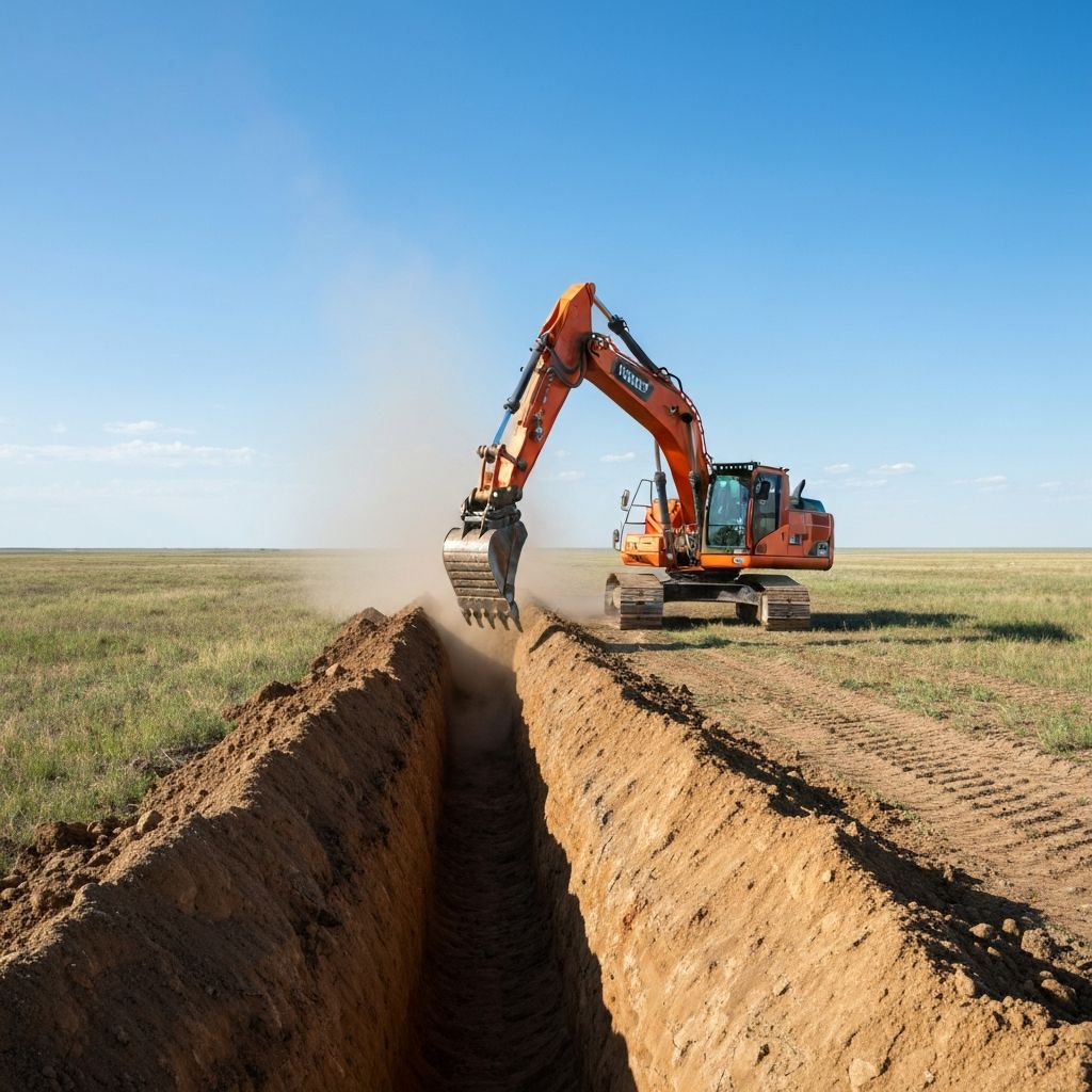 Professional Slot Trenching services in Grande Prairie