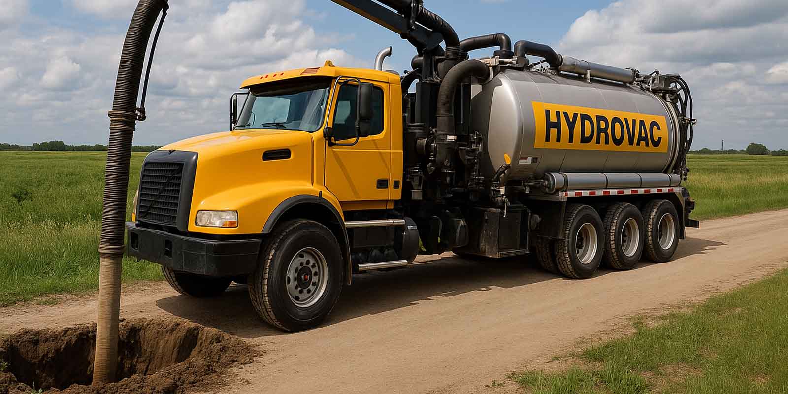 Hydrovac services in Clairmont, Alberta